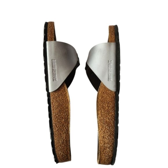 Birkenstock Metallic Slide Sandals - Picture 4 of 9